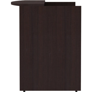 Lorell Essentials Series Front Reception Desk - 72" x 36"42.5" Desk, 1" Top - Finish: Espresso Laminate