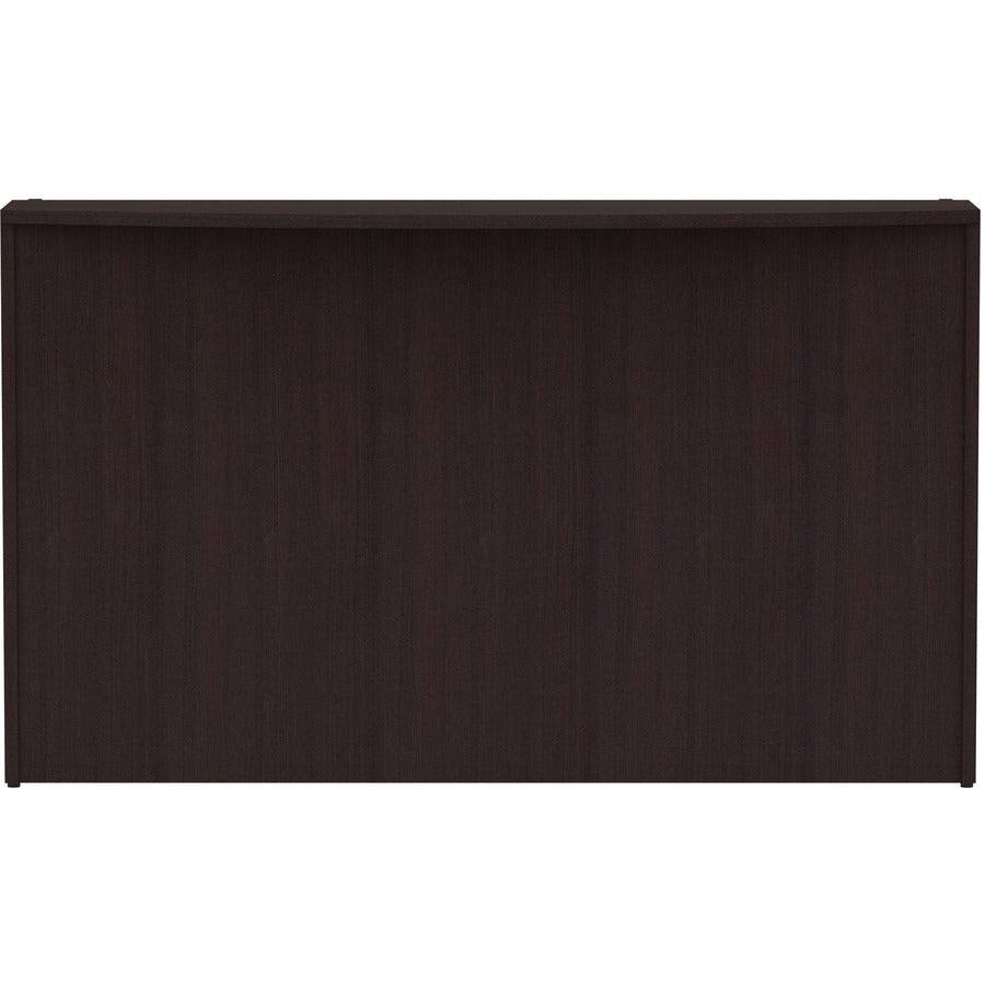 Lorell Essentials Series Front Reception Desk - 72" x 36"42.5" Desk, 1" Top - Finish: Espresso Laminate