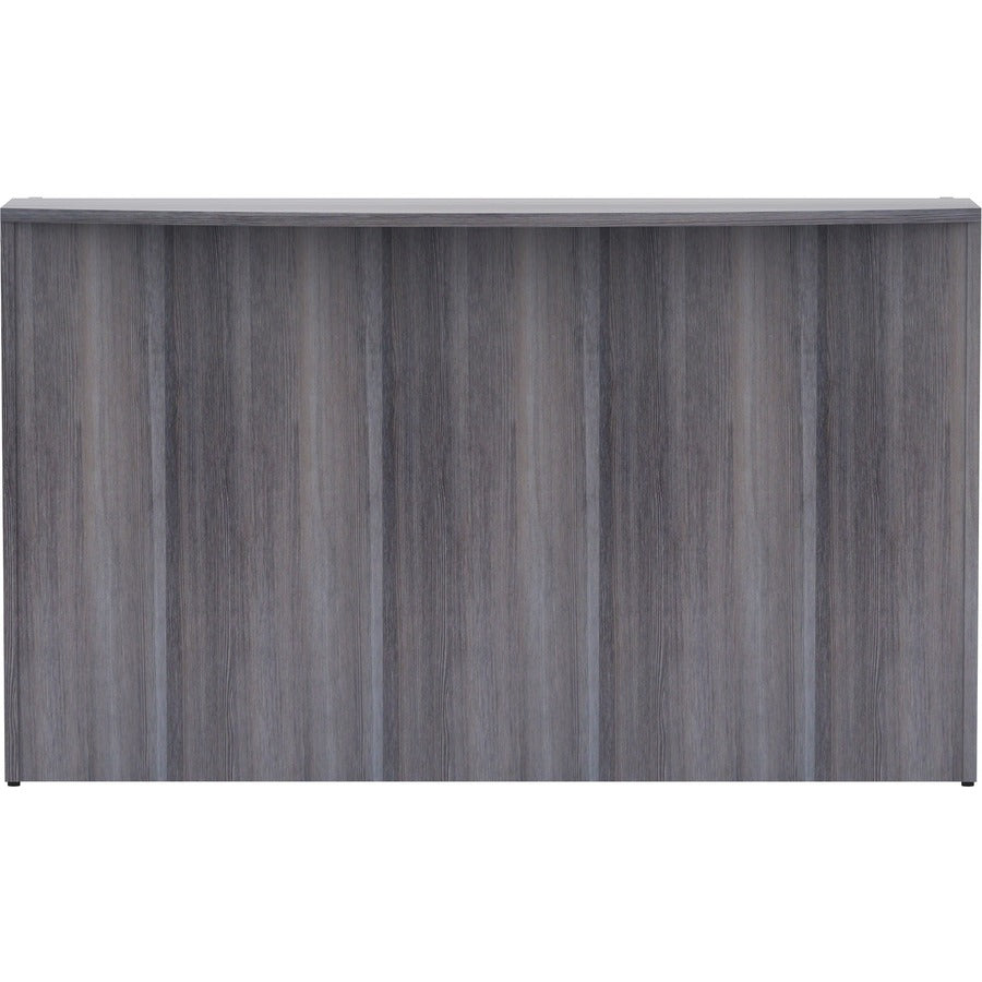 Lorell Essentials Series Front Reception Desk - 72" x 36"42.5" Desk, 1" Top - Finish: Weathered Charcoal Laminate