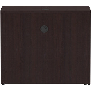 Lorell Essentials Series Return Shell - 35" x 24"29.5" Return Shell, 1" Top - Finish: Espresso Laminate