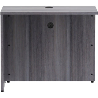 Lorell Essentials Series Return Shell - 35" x 24"29.5" Return Shell, 1" Top - Finish: Weathered Charcoal Laminate