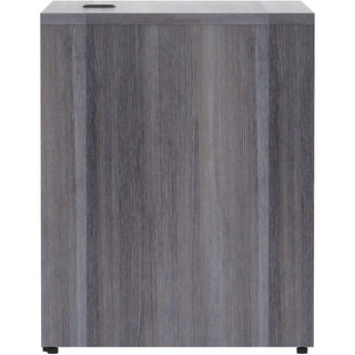Lorell Essentials Series Return Shell - 35" x 24"29.5" Return Shell, 1" Top - Finish: Weathered Charcoal Laminate