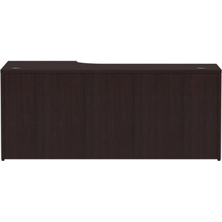 Lorell Essentials Series Right Corner Credenza - 72" x 36" x 24"29.5" Credenza, 1" Top - Finish: Espresso Laminate