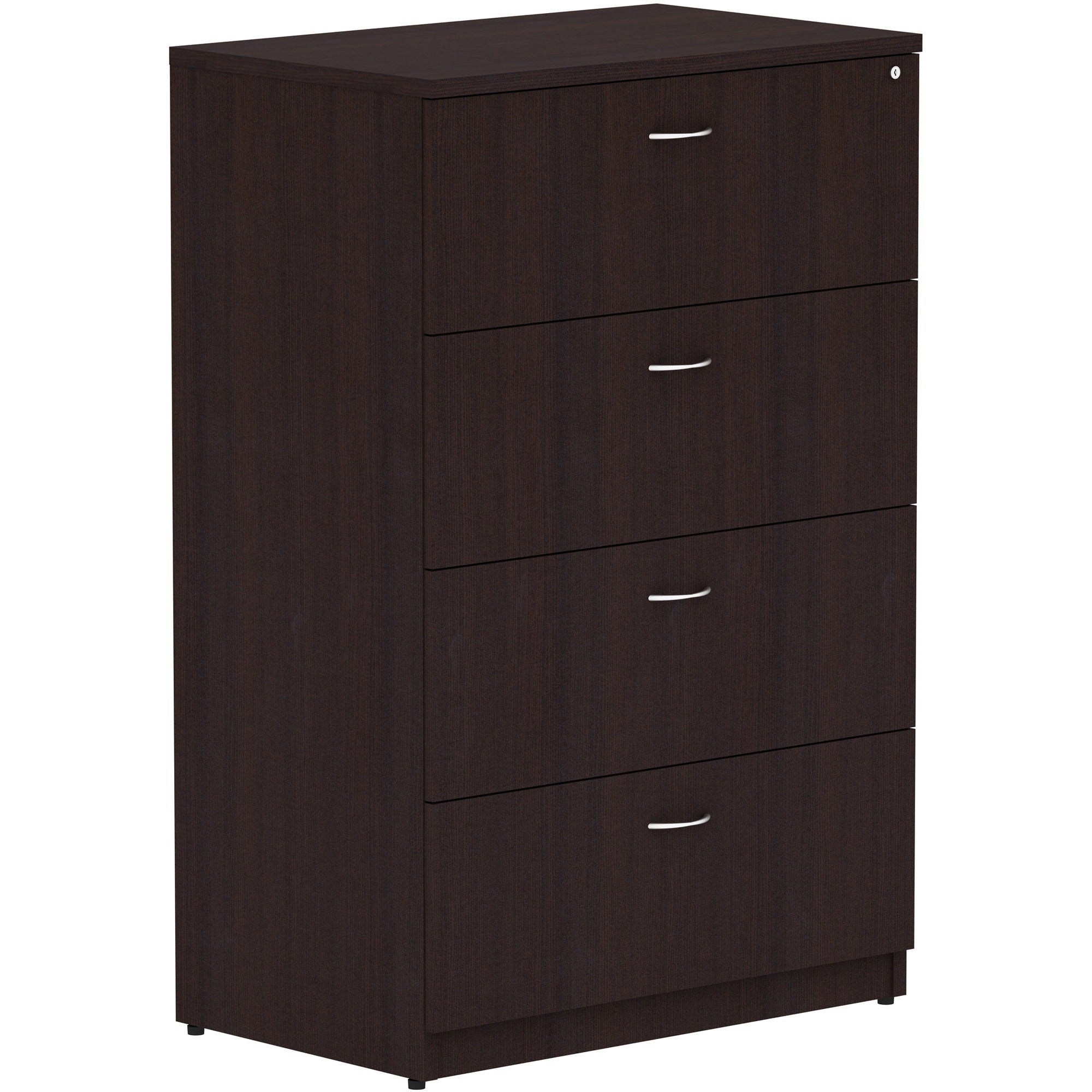 lorell-essentials-series-4-drawer-lateral-file-355-x-22548-lateral-file-1-top-4-x-file-drawers-finish-espresso-laminate_llr18274 - 1