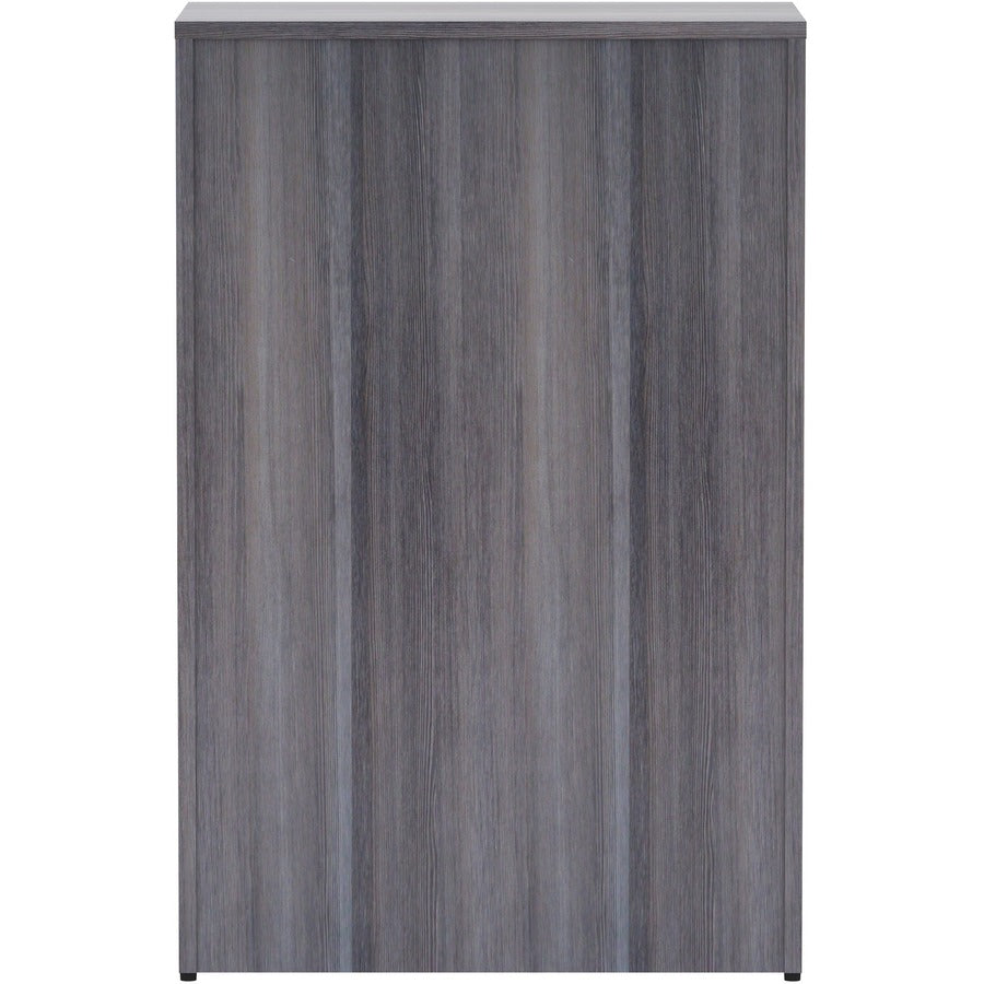 Lorell Essentials Series 4-Drawer Lateral File - 35.5" x 22"54.8" Lateral File, 1" Top - 4 x File Drawer(s) - Finish: Weathered Charcoal Laminate