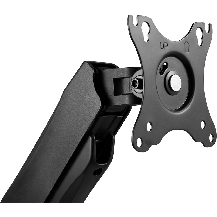 Lorell Mounting Arm for Monitor - Black - Height Adjustable - 2 Display(s) Supported - 14.30 lb Load Capacity - 75 x 75, 100 x 100 - 1 Each