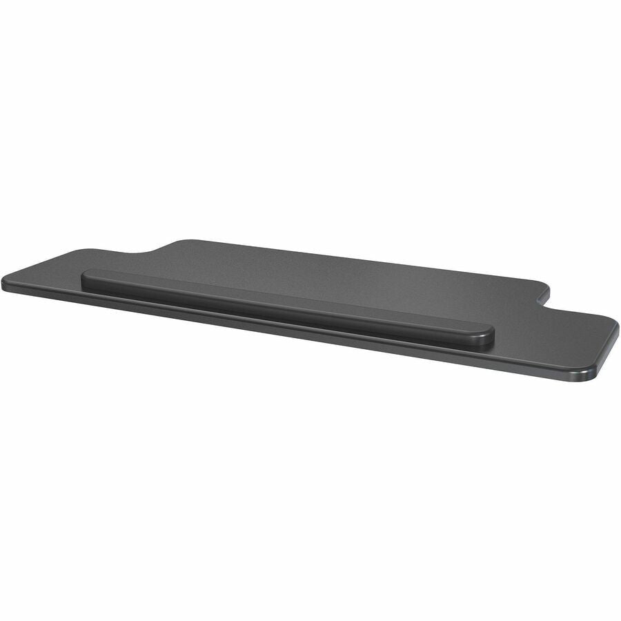 Lorell Large Monitor Desk Riser - 37.40 lb Load Capacity - 19.6" Height x 35.4" Width x 19.3" Depth - Desk - Polyvinyl Chloride (PVC), Medium Density Fiberboard (MDF) - Black