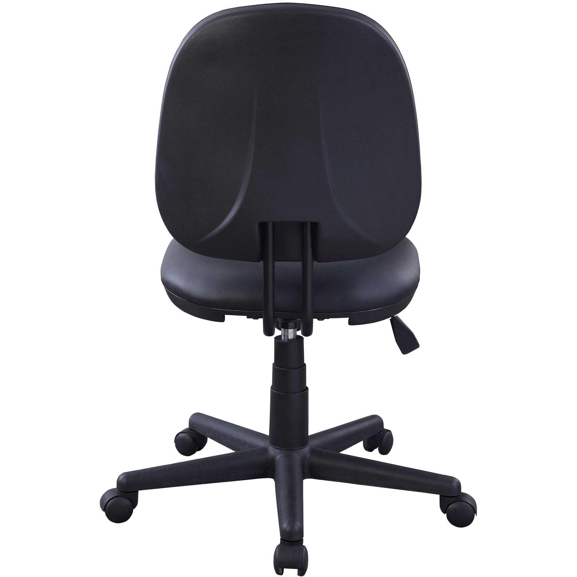 lorell-vinyl-contoured-task-chair-vinyl-seat-vinyl-back-5-star-base-black-plastic-1-each_llr84875 - 4
