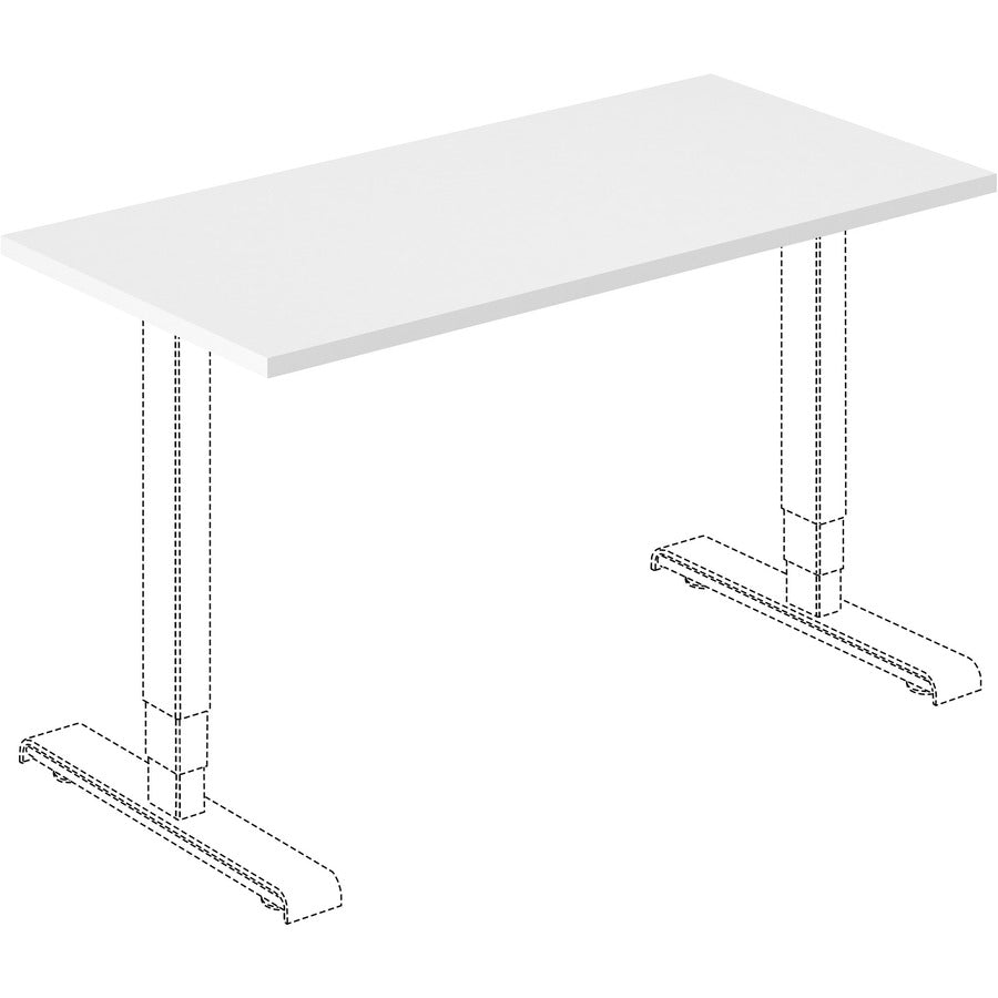 lorell-training-tabletop-for-table-topwhite-rectangle-top-48-table-top-length-x-24-table-top-width-x-1-table-top-thickness-assembly-required-1-each_llr62593 - 2