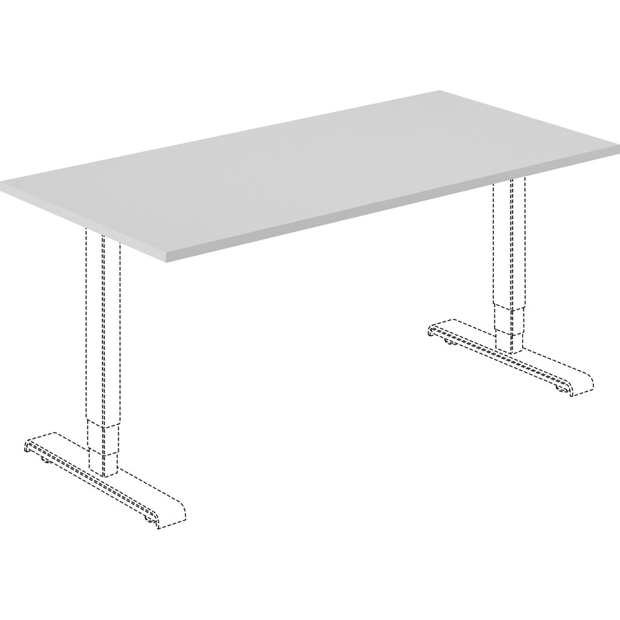 lorell-training-tabletop-for-table-topgray-rectangle-top-60-table-top-length-x-30-table-top-width-x-1-table-top-thickness-assembly-required-1-each_llr62558 - 2