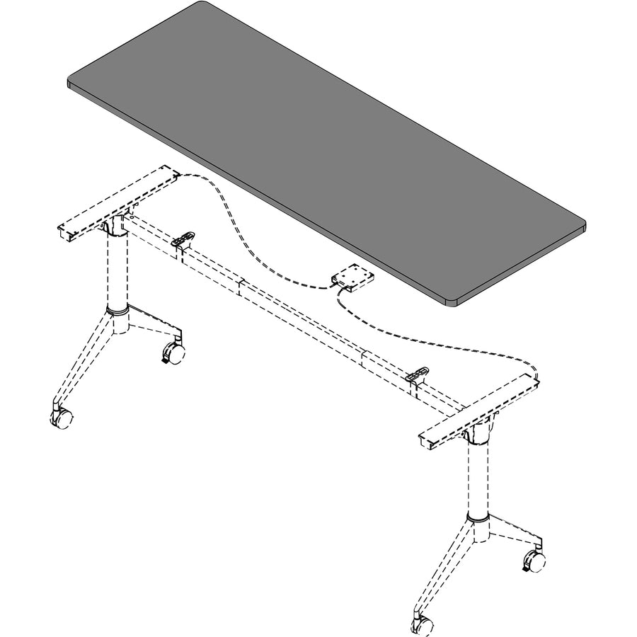 lorell-training-tabletop-for-table-topgray-rectangle-top-72-table-top-length-x-24-table-top-width-x-1-table-top-thickness-assembly-required-1-each_llr62598 - 4