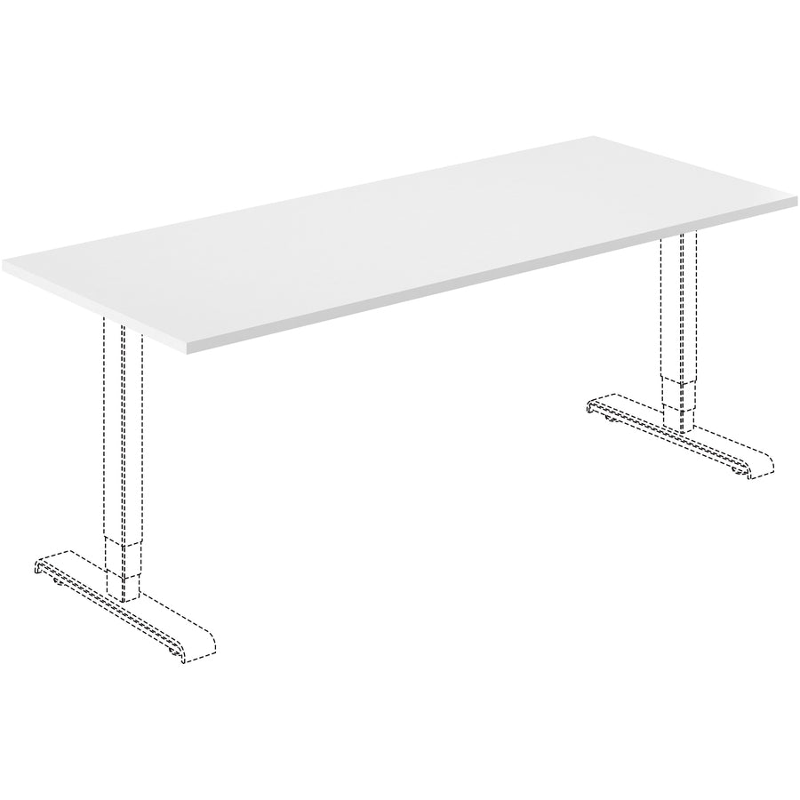 lorell-training-tabletop-for-table-topwhite-rectangle-top-72-table-top-length-x-30-table-top-width-x-1-table-top-thickness-assembly-required-1-each_llr62559 - 2