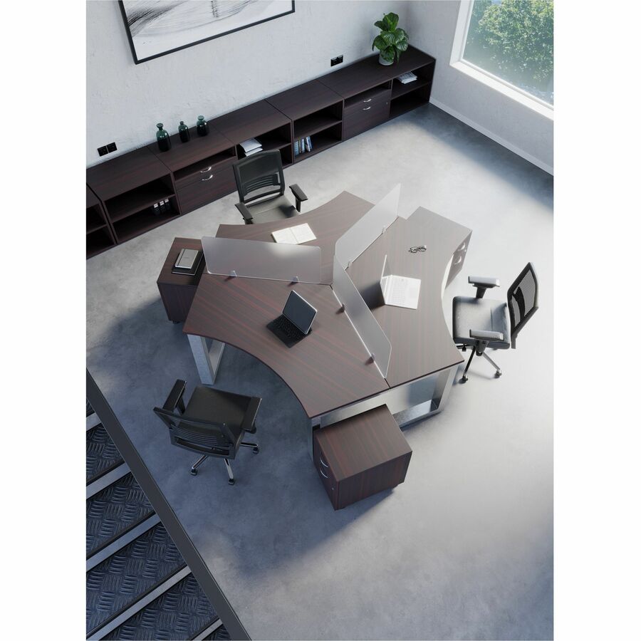 lorell-relevance-series-curve-worksurface-for-120-workstations-for-table-topmahogany-rectangle-top-contemporary-style-4725-table-top-length-x-3413-table-top-width-x-1-table-top-thickness-assembly-required-1-each_llr16248 - 6
