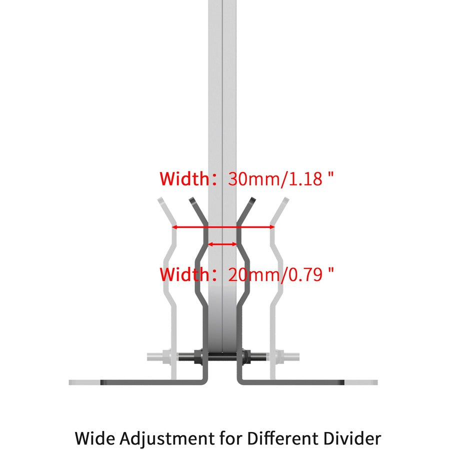 lorell-2-tier-sit-stand-double-base-220-lb-capacity-2830-to-46-adjustment-71-height-x-4250-width-x-22-depth-assembly-required-1-each_llr25959 - 7