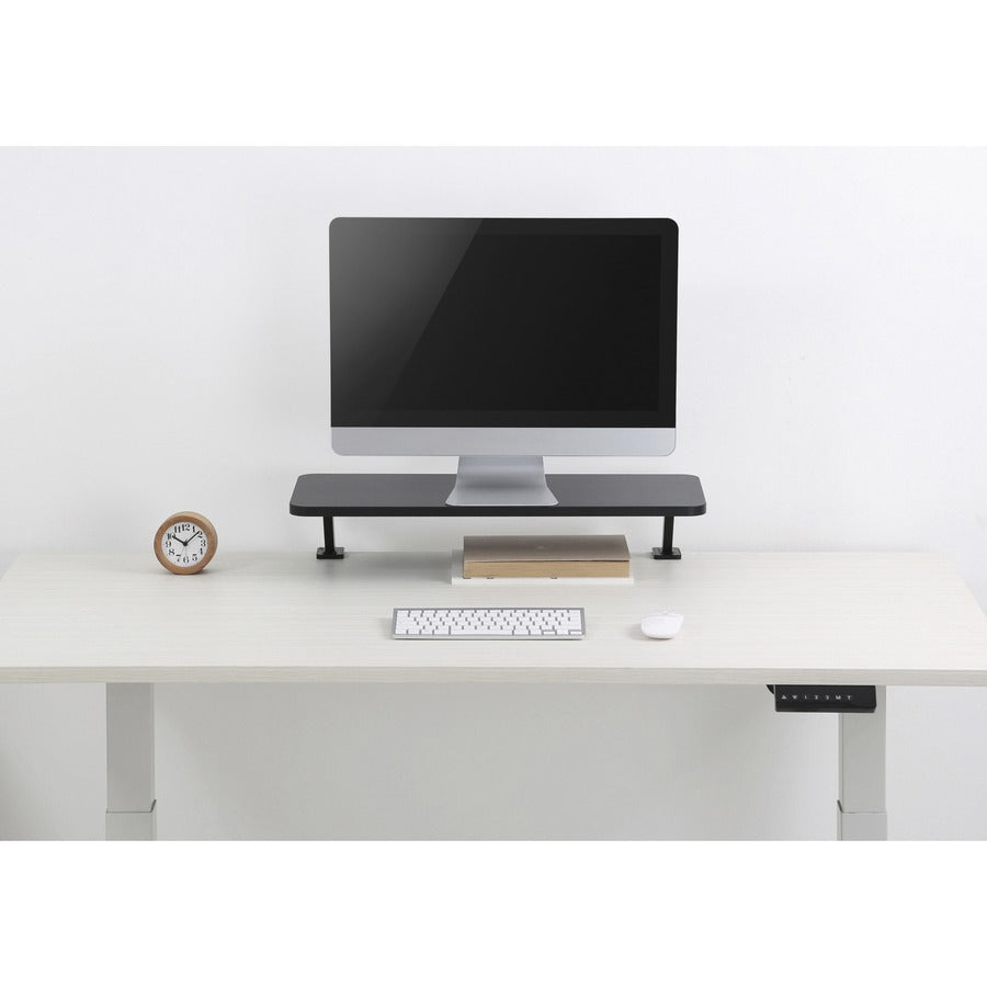 Kantek Monitor Stand - 40 lb Load Capacity - 5.1" Height x 10.2" Width - Desk - Black