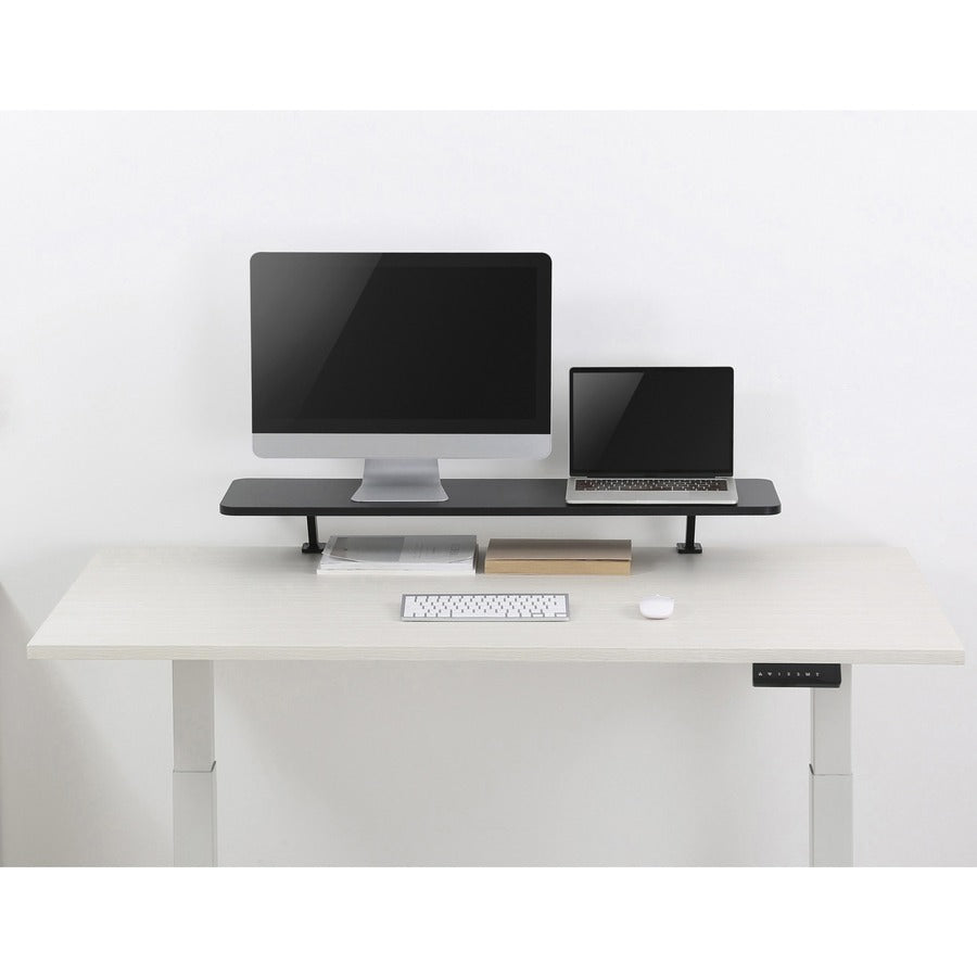 Kantek Monitor Stand - 40 lb Load Capacity - 5.1" Height x 10.2" Width - Desk - Black