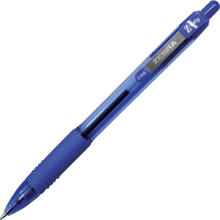 zebra-pen-z-grip-retractable-ballpoint-pen-07-mm-pen-point-size-retractable-blue-12-pack_zeb25230 - 3