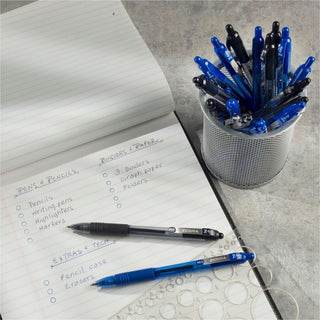 Zebra Pen Z-Grip Retractable Ballpoint Pen - 0.7 mm Pen Point Size - Retractable - Blue - 12 / Pack
