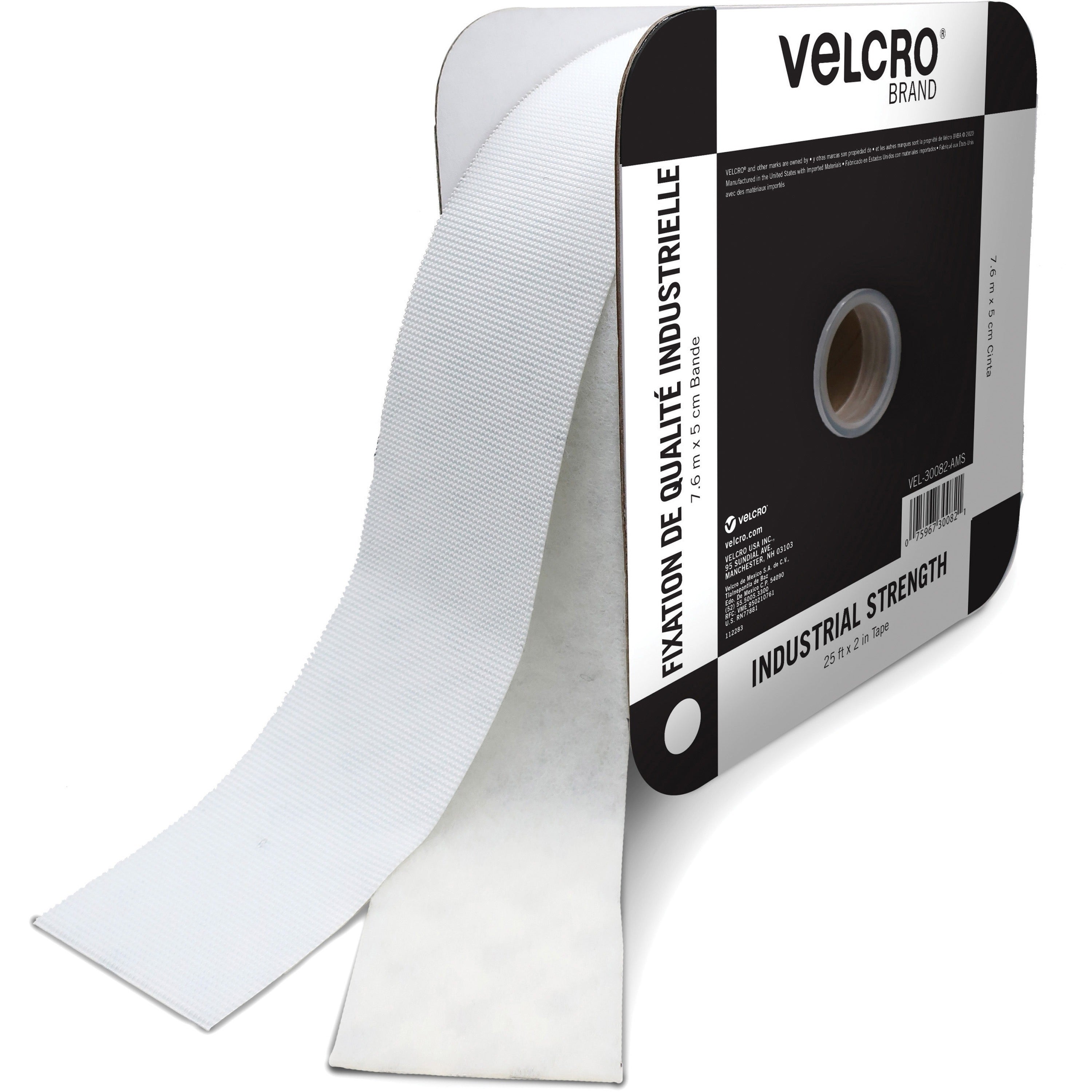 velcro-industrial-fastener-tape-25-ft-length-x-2-width-1-roll-white_vek30082 - 1