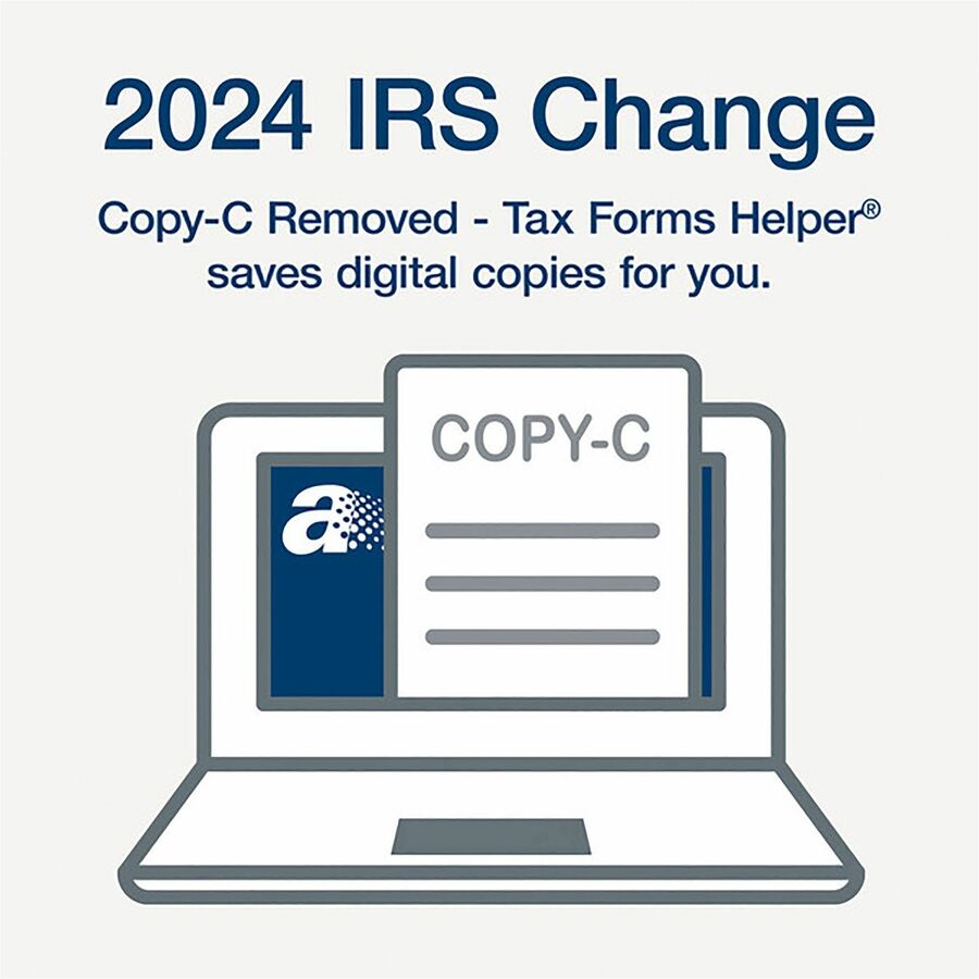 1099-NEC Online Tax Kit, Fiscal Year: 2023, Five-Part Carbonless, 8.5 x 3.5, 3 Forms/Sheet, 24 Forms Total