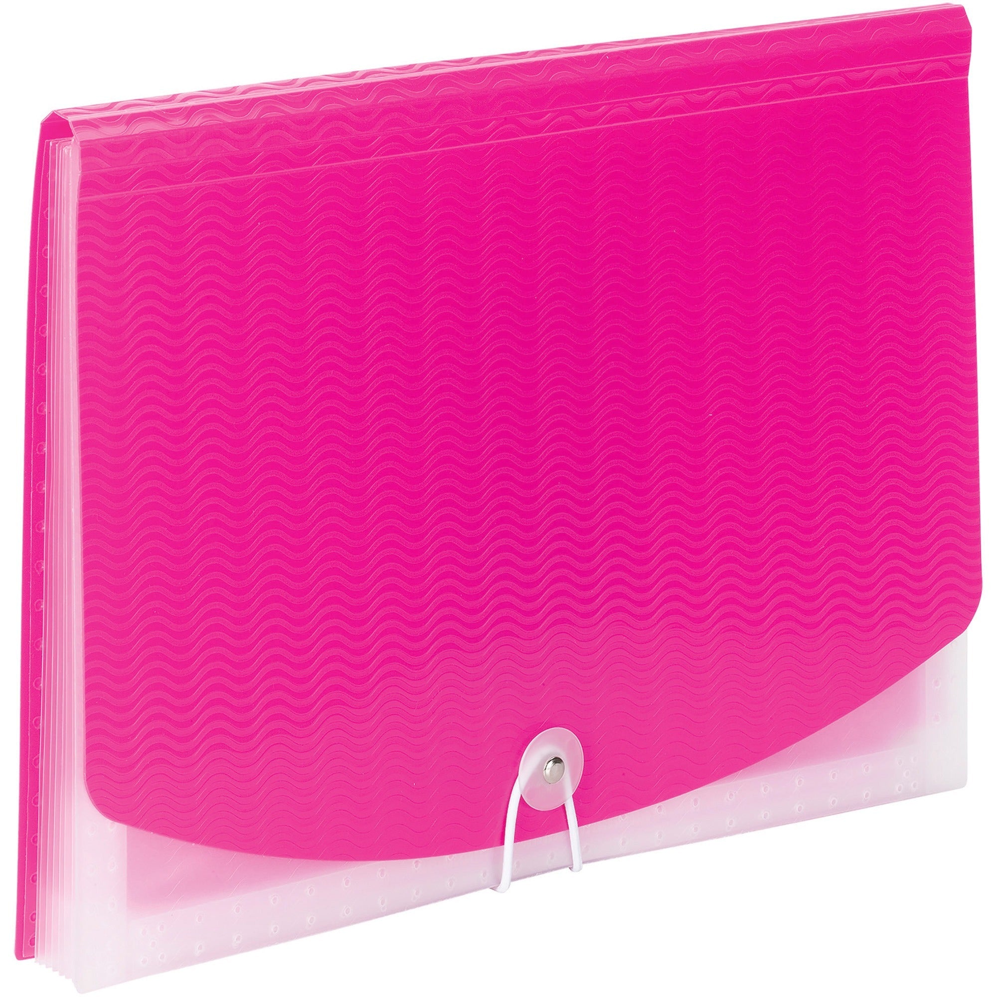 smead-letter-expanding-file-8-1-2-x-11-7-pockets-6-dividers-multi-colored-pink-clear-1-each_smd70874 - 1