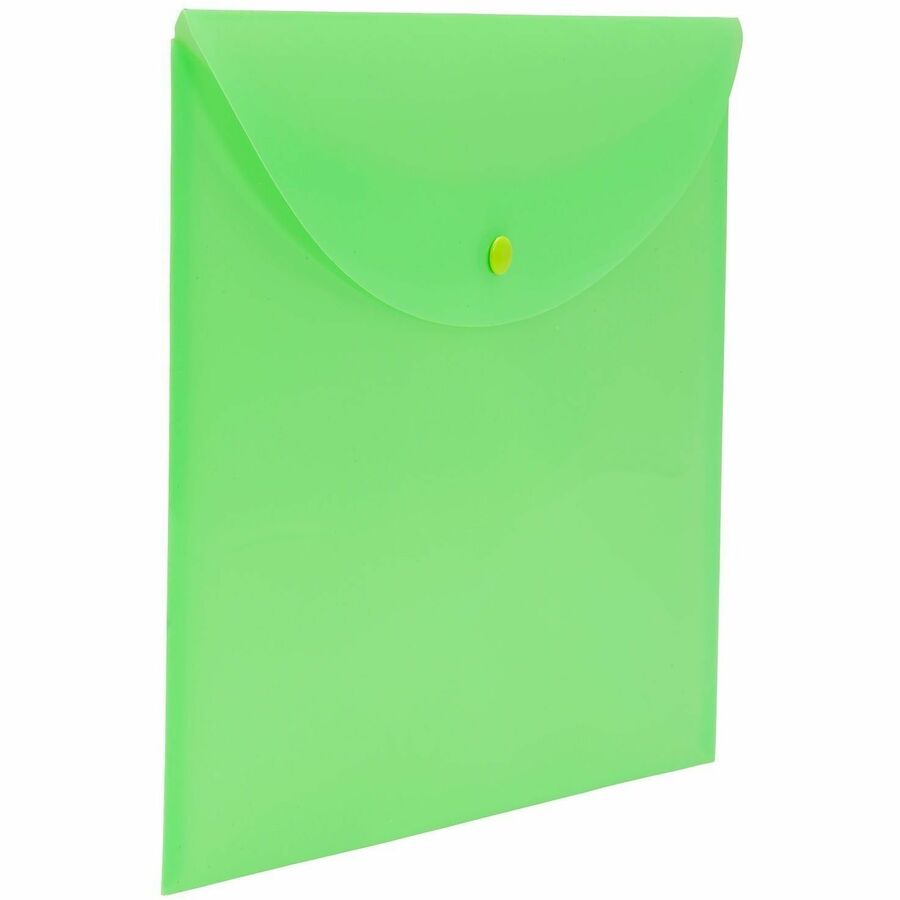 Smead Letter File Wallet - 8 1/2" x 11" - Green - 10 / Box