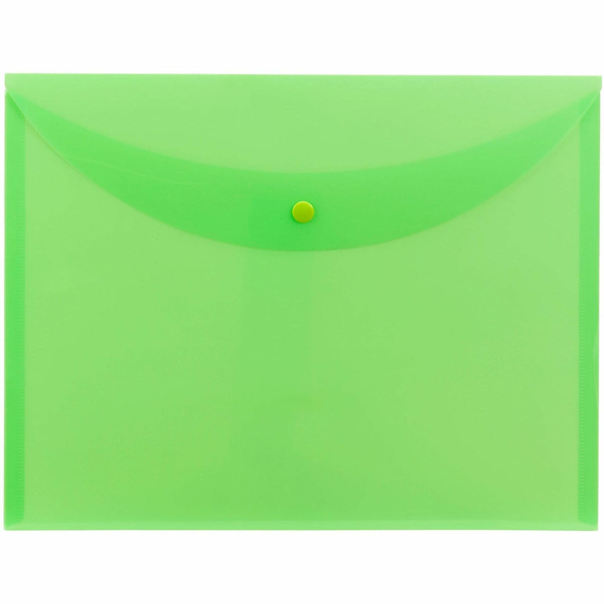 Smead Letter File Wallet - 8 1/2" x 11" - Green - 10 / Box
