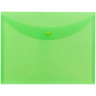 Smead Letter File Wallet - 8 1/2" x 11" - Green - 10 / Box