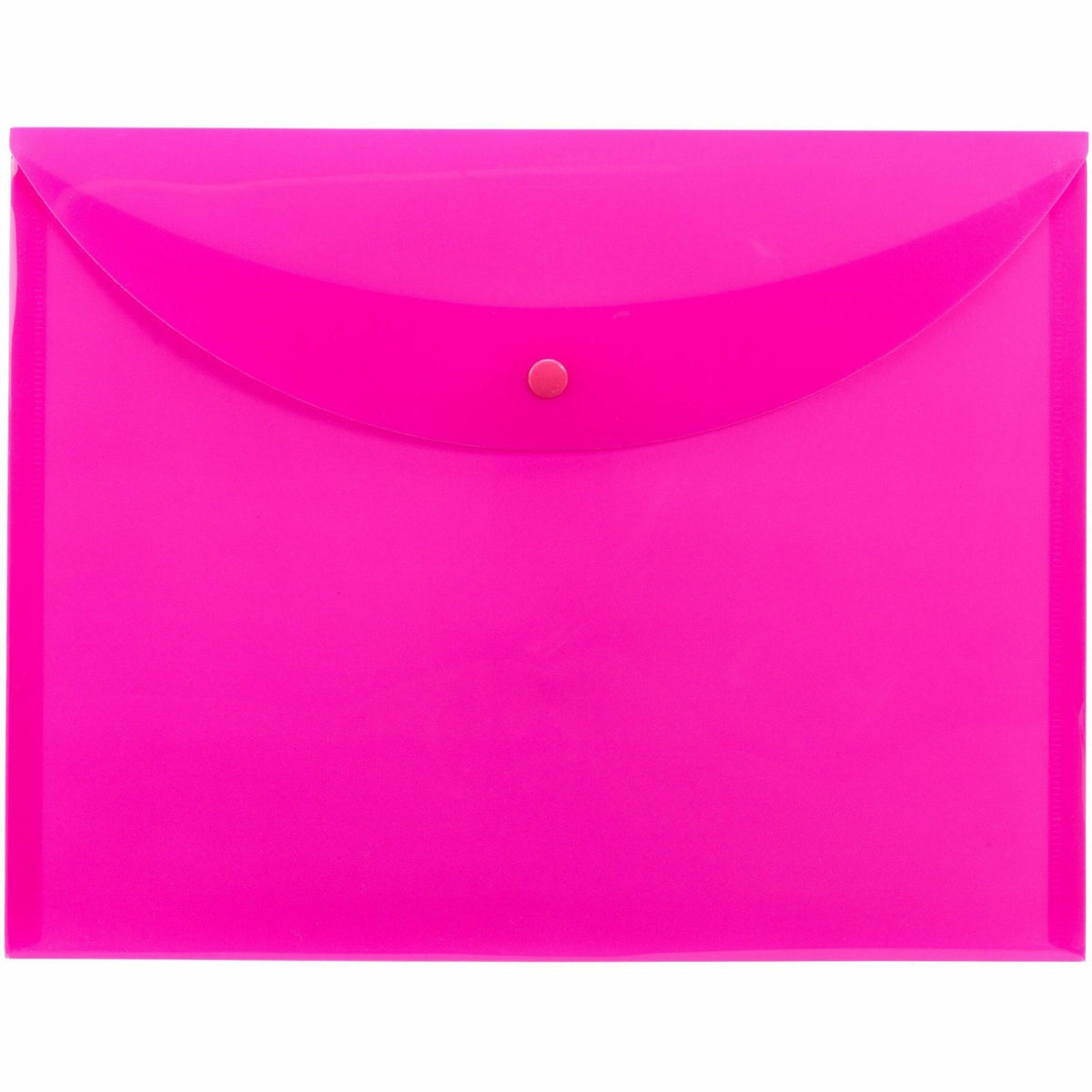 Smead Letter File Wallet - 8 1/2" x 11" - Pink - 10 / Box