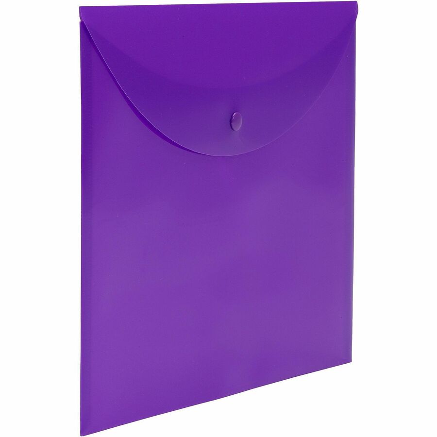 Smead Letter File Wallet - 8 1/2" x 11" - Purple - 10 / Box