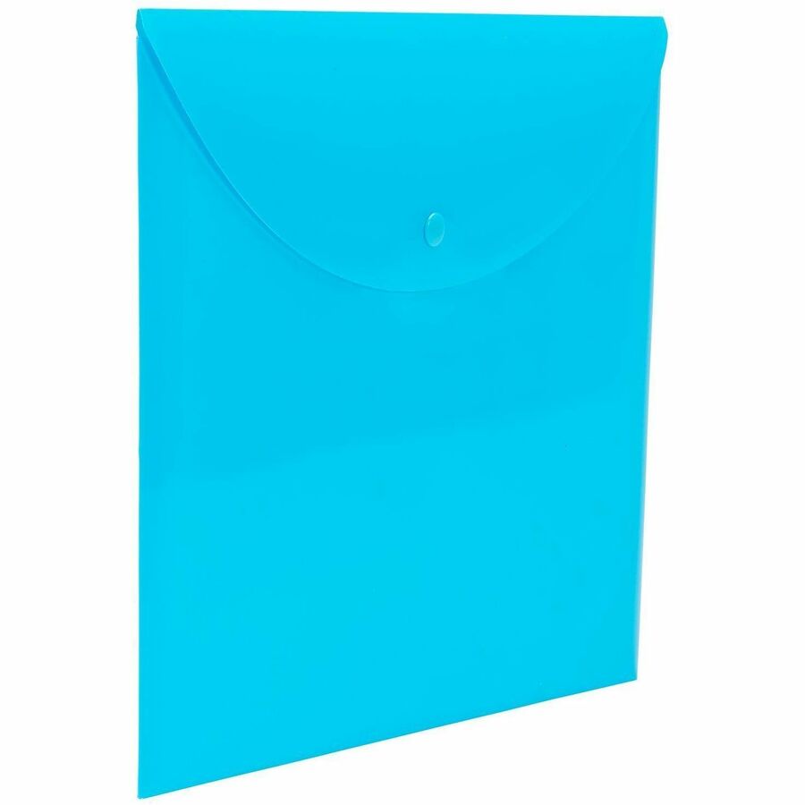 Smead Letter File Wallet - 8 1/2" x 11" - Teal - 10 / Box