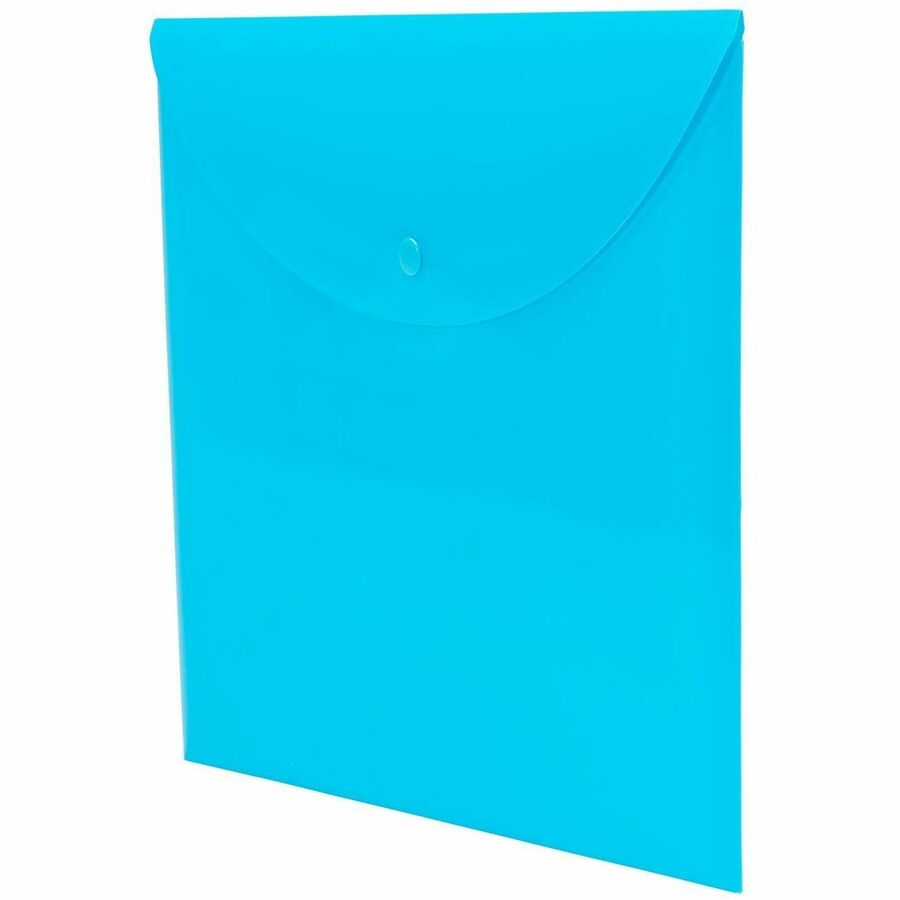Smead Letter File Wallet - 8 1/2" x 11" - Teal - 10 / Box