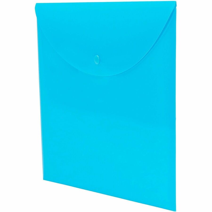 Smead Letter File Wallet - 8 1/2" x 11" - Teal - 10 / Box