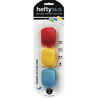 lee-clip-dispenser-index-tabs-write-on-tabs-175-tab-height-x-125-tab-width-assorted-tabs-75-pack_lee13114 - 1