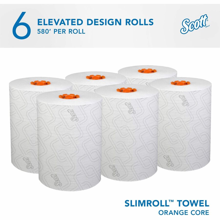scott-paper-towel-8-x-580-ft-white-orange-paper-centrefeed-absorbent-anti-bacterial-for-restroom-6-box_kcc47035 - 2