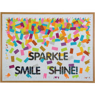 Creativity Street Wonderfoam Glitter Sheets - Art Project, Craft Project - Recommended For 3 Year - 10 Piece(s) - 11.70"Height x 8.25"Width - 1 / Set - Multicolor - Foam