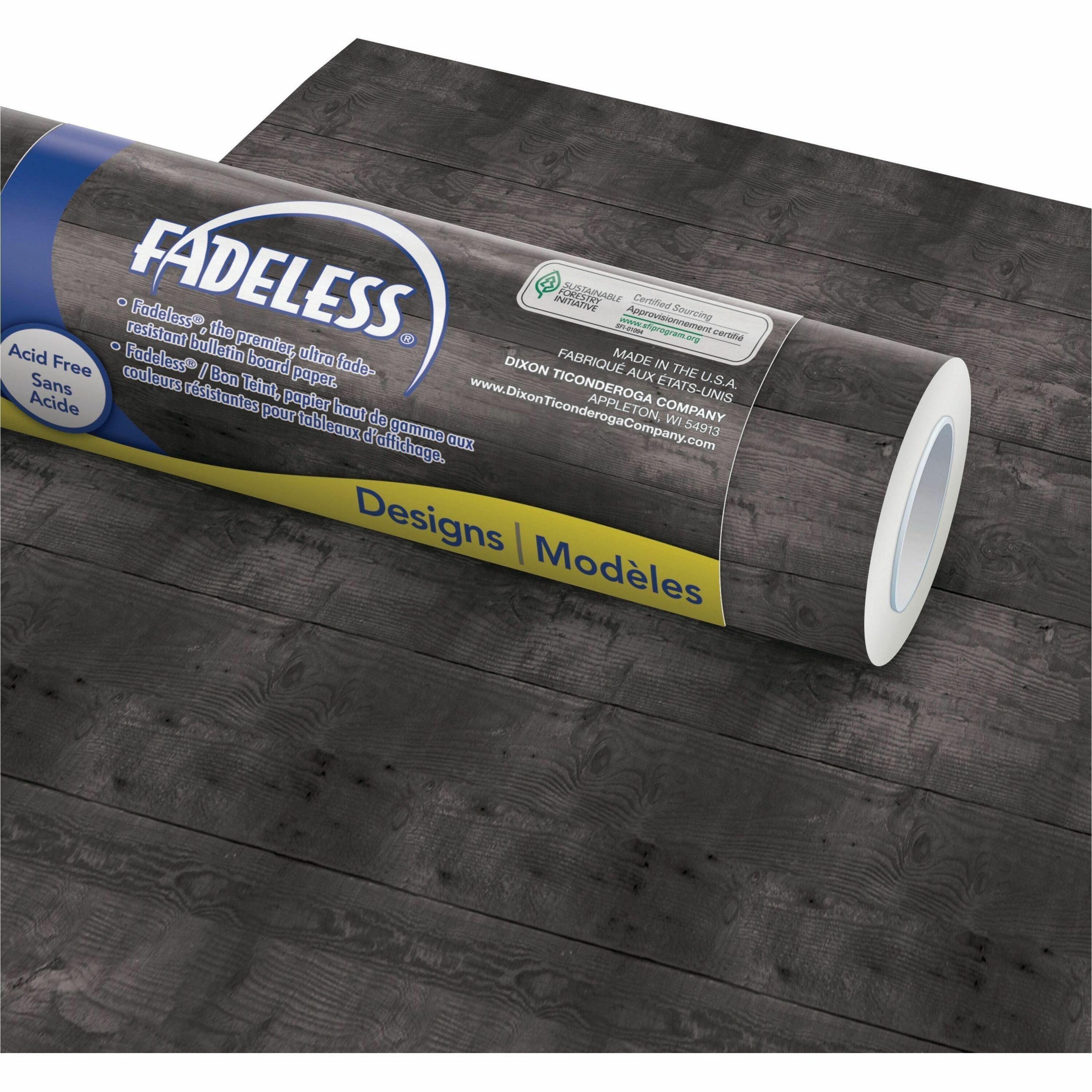 fadeless-designs-paper-roll-art-project-craft-project-classroom-display-table-skirting-decoration-bulletin-board-48width-x-50length-1-roll-black_pacp56915 - 1