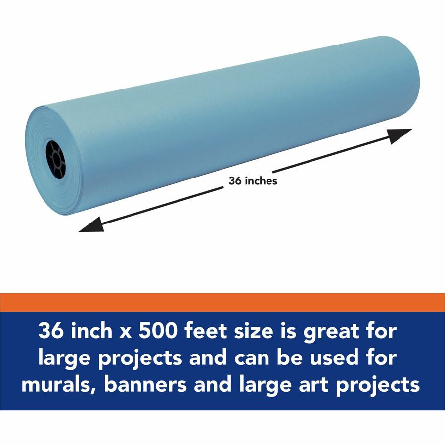 tru-ray-construction-paper-art-roll-art-project-mural-banner-36width-x-500-ftlength-1-roll-sky-blue-sulphite_pacp100595 - 4