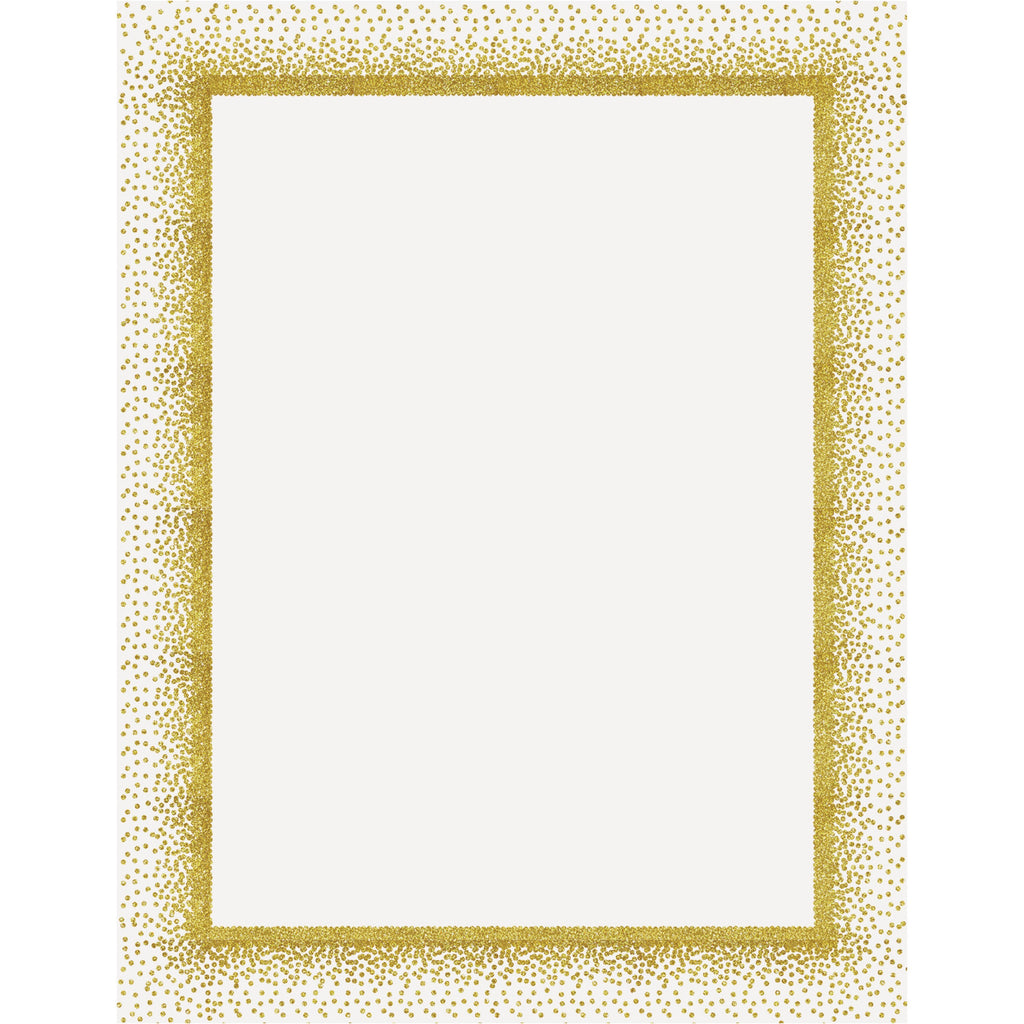 Geographics Confetti Gold Design Poster Board - Fun and Learning, Project, Sign, Display, Art - 28"Height x 22"Width - 25 / Carton - Yellow