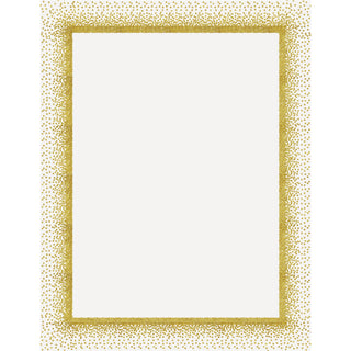 Geographics Confetti Gold Design Poster Board - Fun and Learning, Project, Sign, Display, Art - 28"Height x 22"Width - 25 / Carton - Yellow
