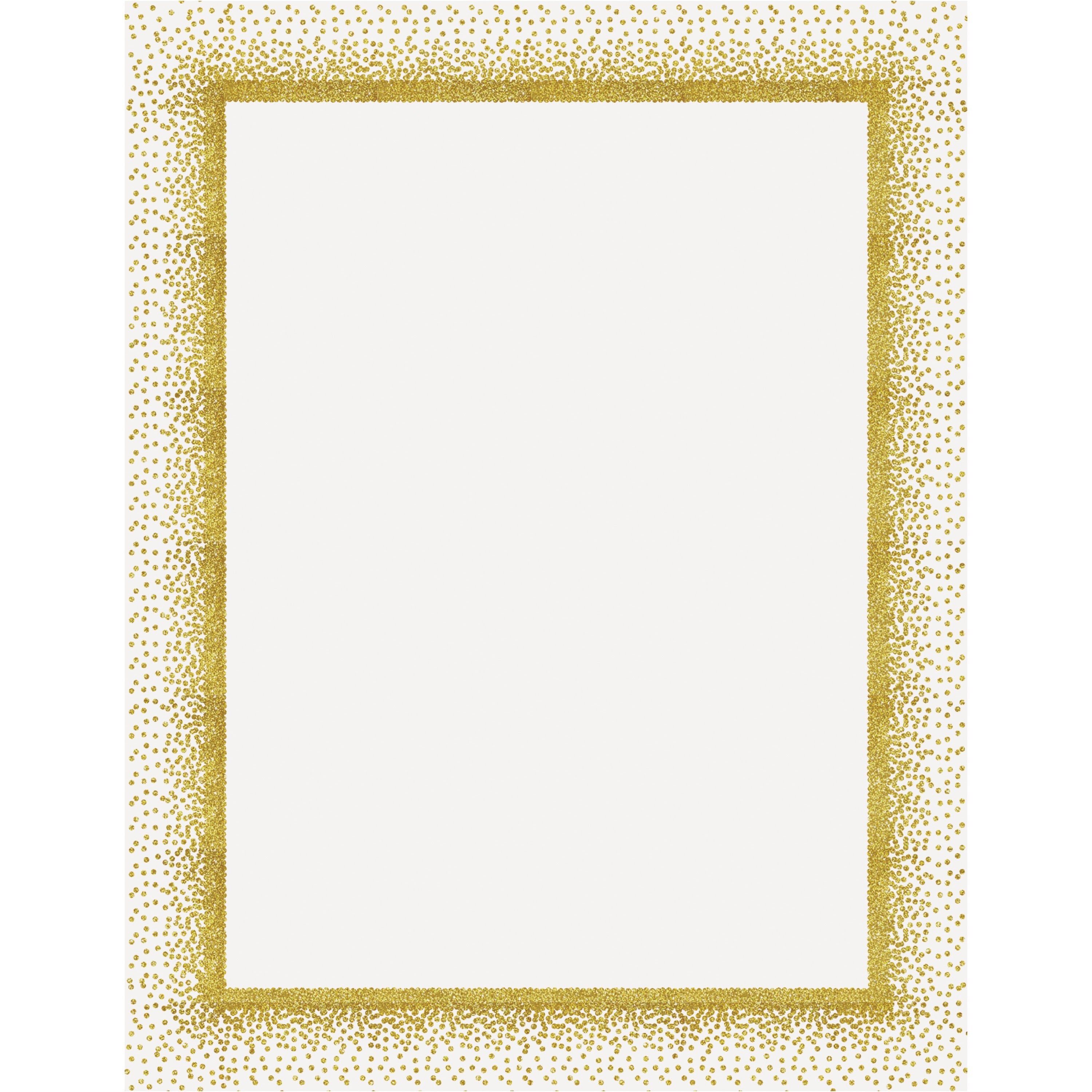 Geographics Confetti Gold Design Poster Board - Fun and Learning, Project, Sign, Display, Art - 28"Height x 22"Width - 25 / Carton - Yellow