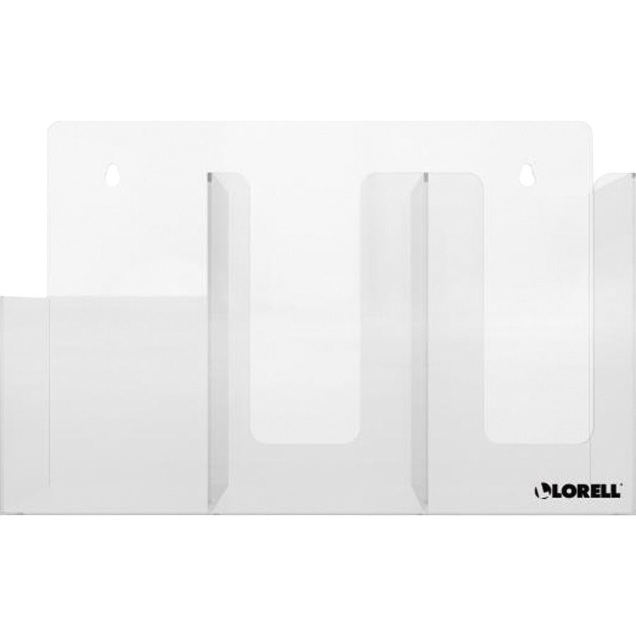 lorell-sanitation-station-99-height-x-148-width-x-45-depth-wall-mountable-freestanding-countertop-tabletop-acrylic-clear_llr03417 - 4