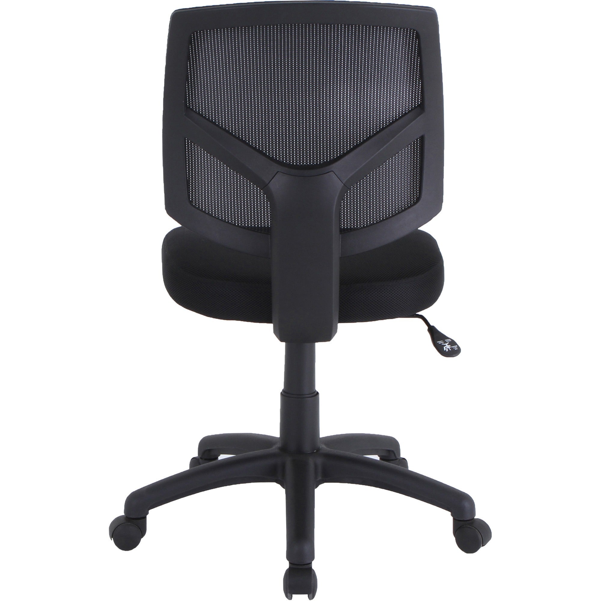 lorell-mesh-back-task-chair-fabric-seat-mesh-back-5-star-base-black-1-each_llr84876 - 5