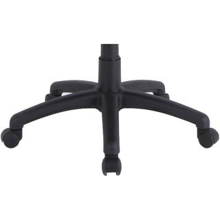 Lorell Mesh Back Task Chair - Fabric Seat - Mesh Back - 5-star Base - Black - 1 Each