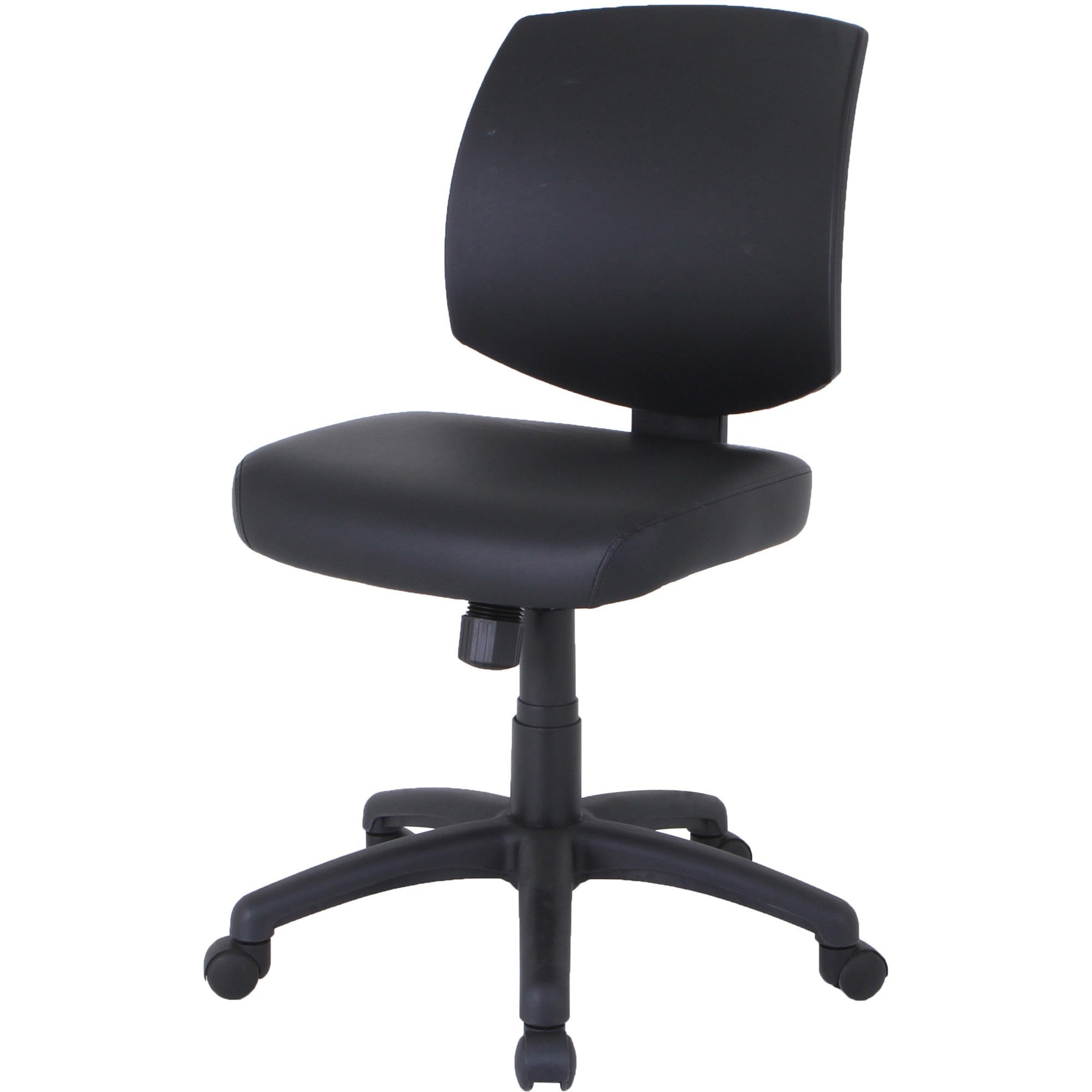 lorell-task-chair-polyvinyl-chloride-pvc-seat-polyvinyl-chloride-pvc-back-5-star-base-black-1-each_llr84877 - 4