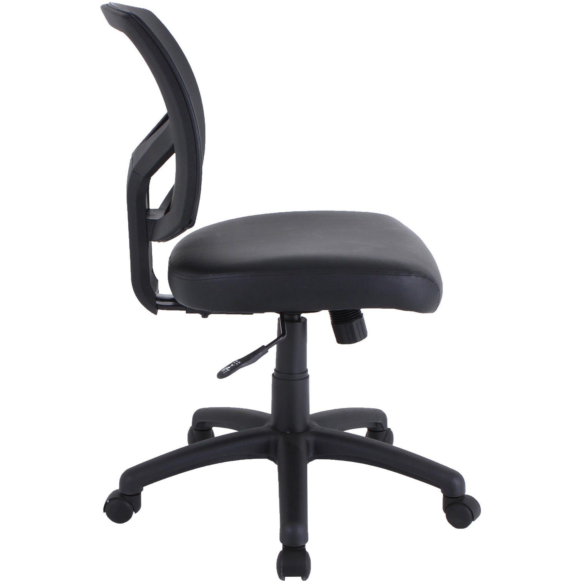 lorell-task-chair-polyvinyl-chloride-pvc-seat-polyvinyl-chloride-pvc-back-5-star-base-black-1-each_llr84877 - 6
