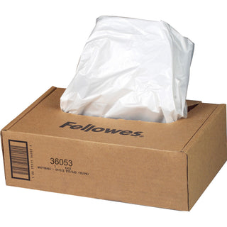 Shredder Waste Bags, 9 gal Capacity, 100/Carton