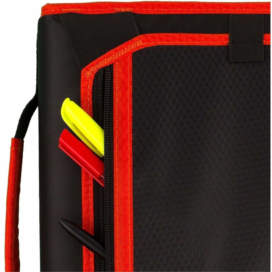 Zipper Binder and Expansion Panel, 3 Rings, 2" Capacity, 11 x 8.5, Assorted