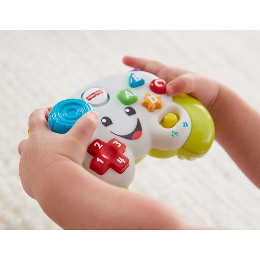 Laugh & Learn Game & Learn Controller - Skill Learning: Number, Color, Shape, Songs, Phrase, Sound, Alphabet, Fine Motor, Letter, Eye-hand Coordination, Dexterity, ... - 6 Month - 3 Year - Multicolor