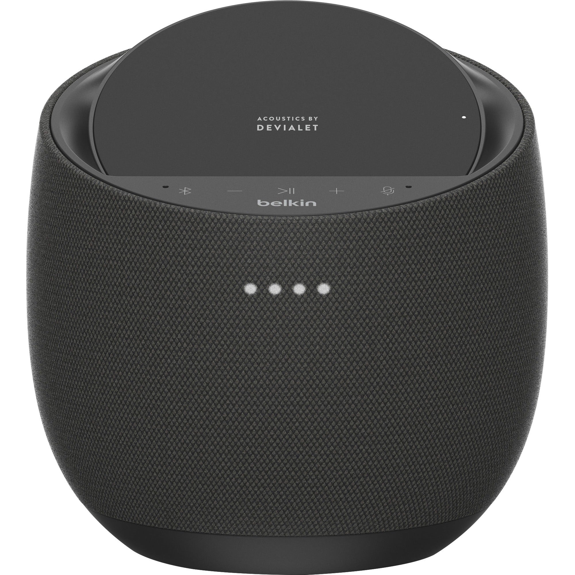 Belkin SOUNDFORM ELITE Bluetooth Smart Speaker - 150 W RMS - Google Assistant, Alexa Supported - Black - 40 Hz to 20 kHz - Wireless LAN - 1 Pack - 1